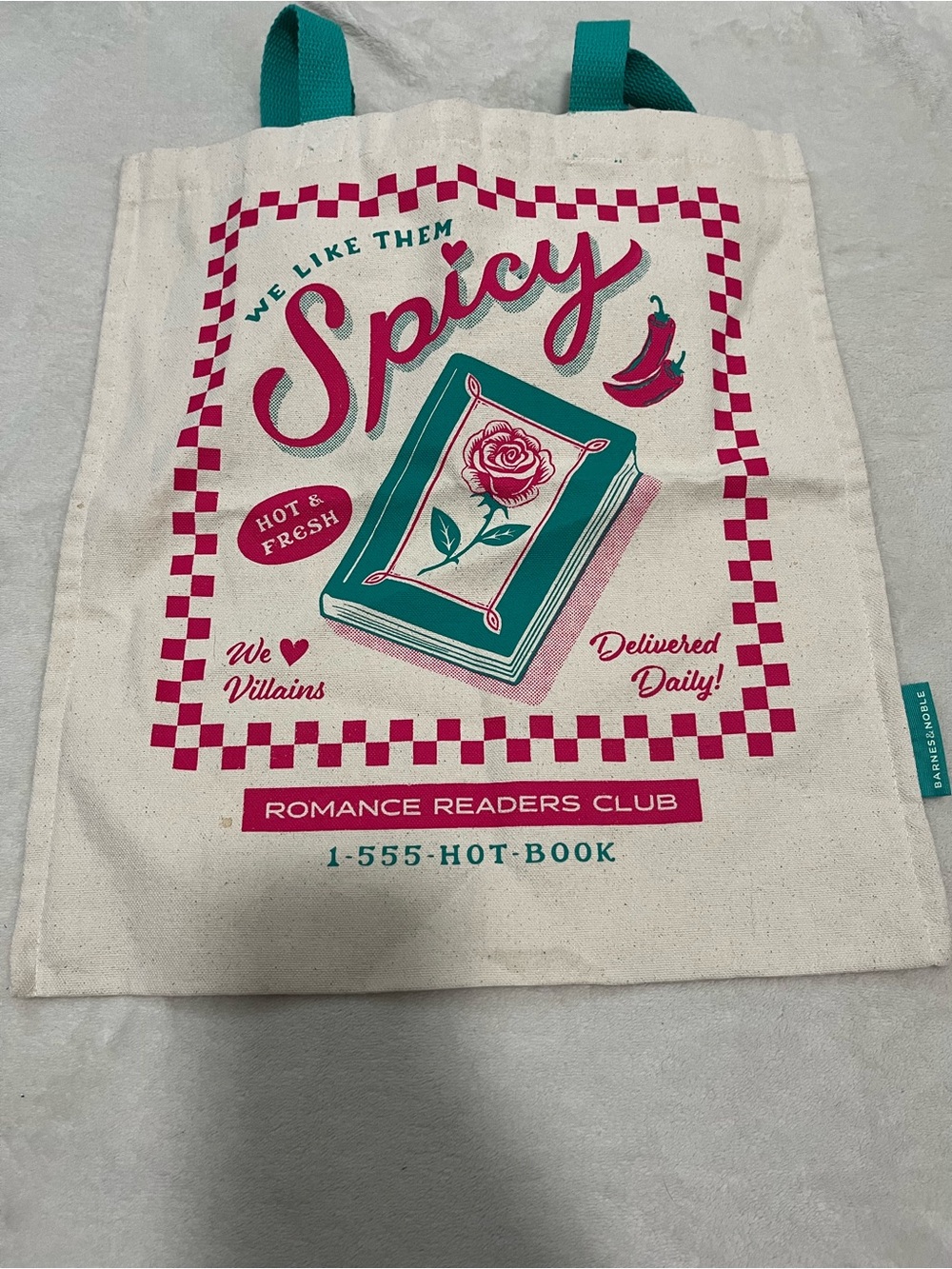 Barnes & Noble Spicy Love Book Tote Bag